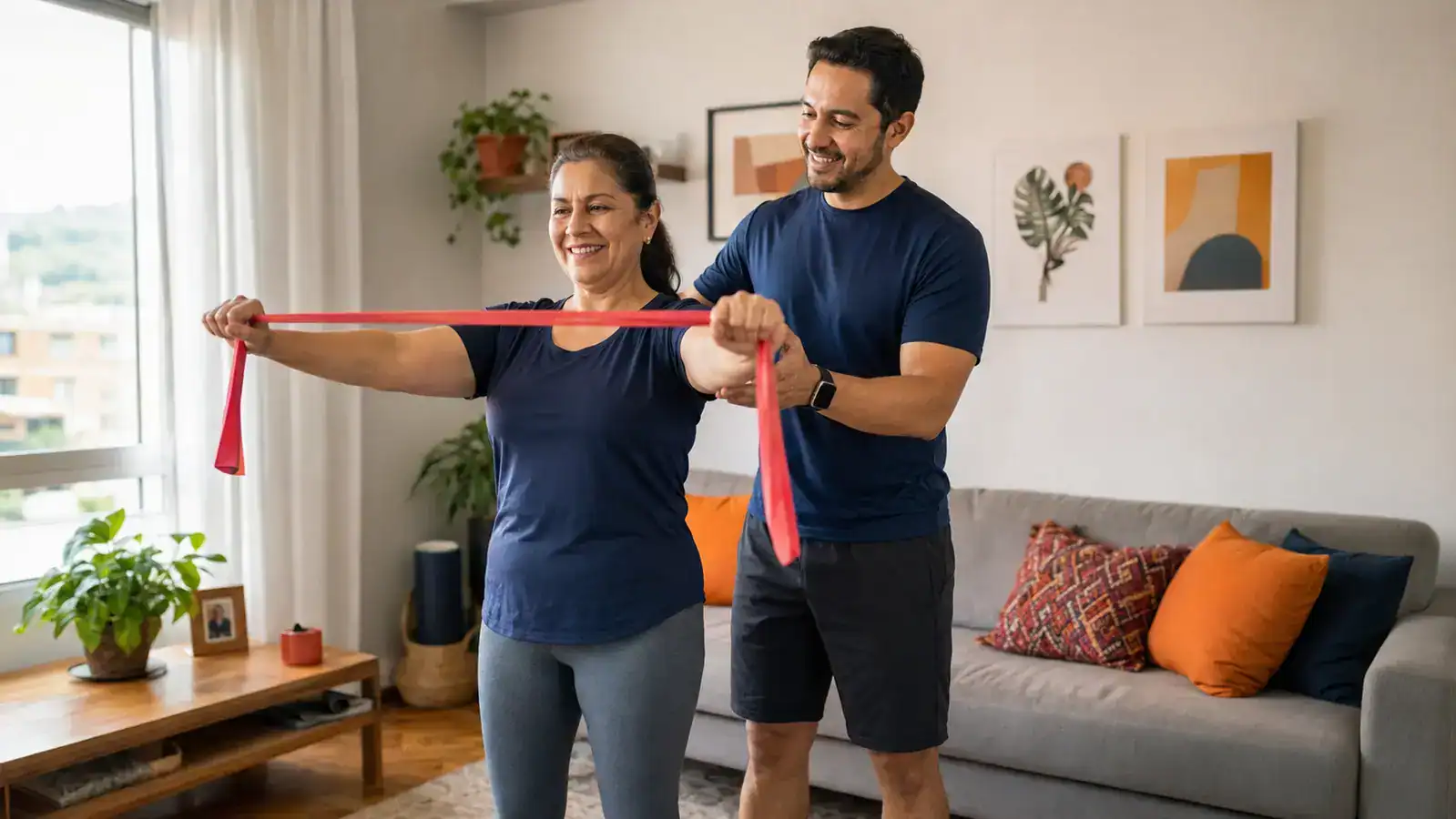 Entrenamiento personalizado a domicilio con acompañamiento profesional